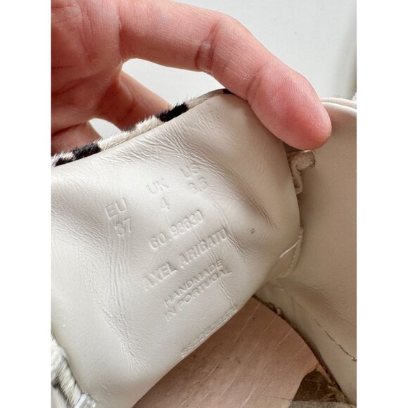 AXEL ARIGATO Clean 90mm Triple Leather Suede Calf Hair Low Top Sneakers Size 6.5 - Picture 14 of 16